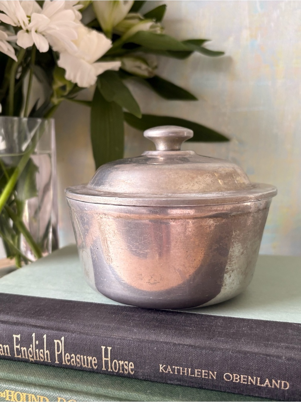 Vintage Wilton Pewter Lidded Trinket Box | Keepsake